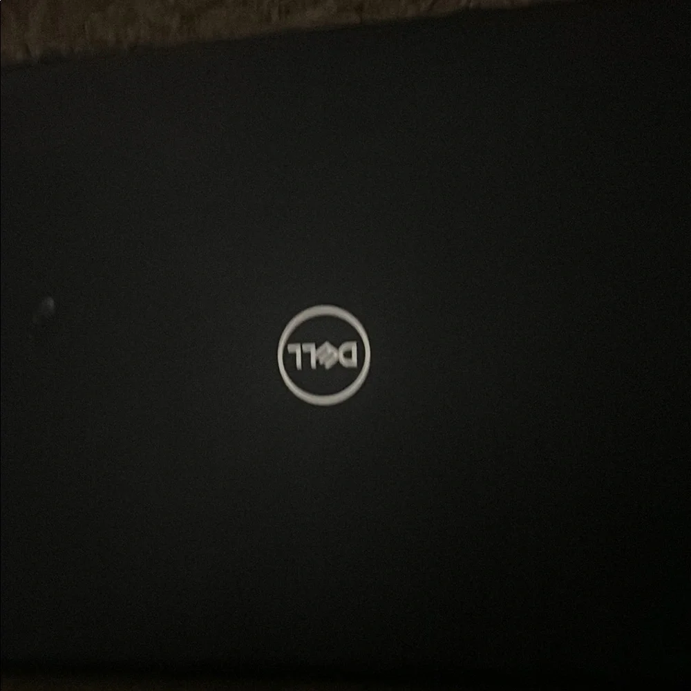 Dell Laptop with Black and Purple Design